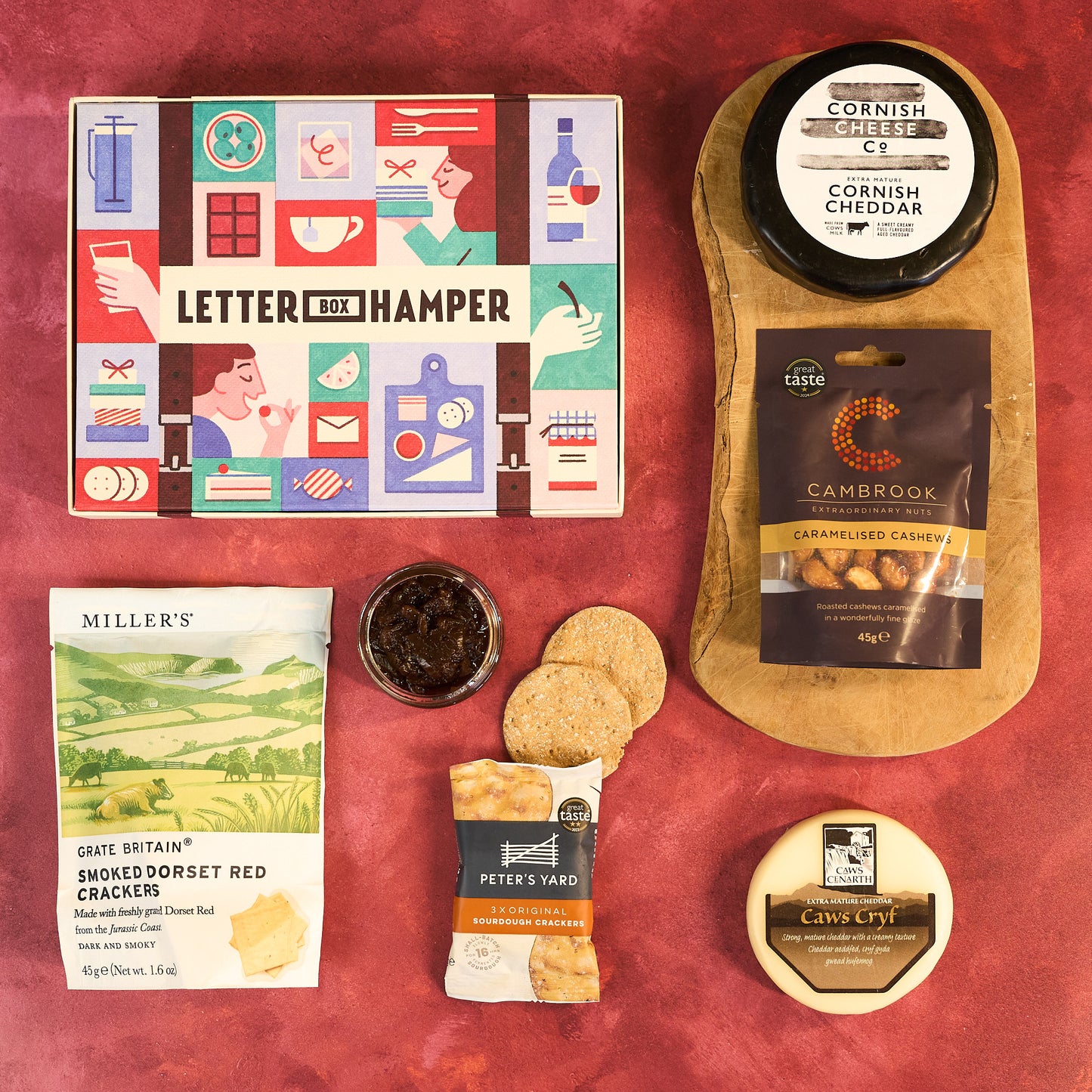 Cheese Lovers Letter Box Hamper