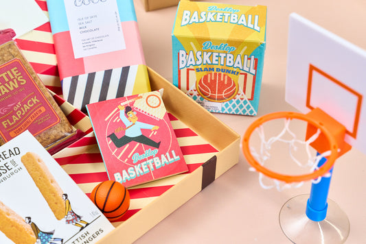 Desktop basketball gift and treats Letter Box Hamper