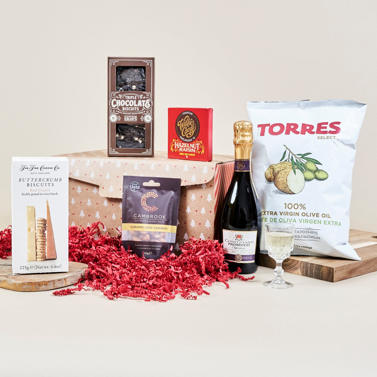 Luxury British Hamper with Prosecco
