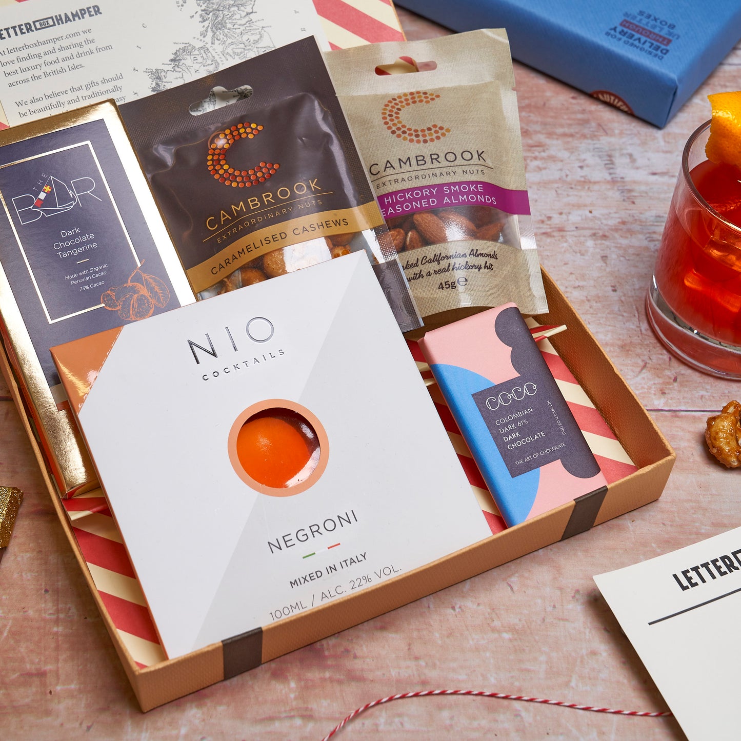 Negroni Cocktail Letter Box Hamper