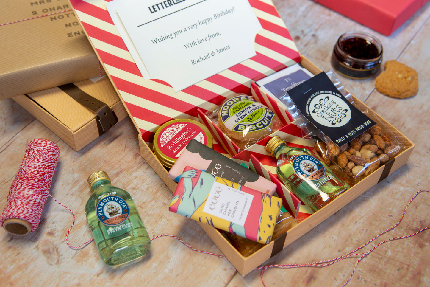 Best of British Letter Box Hamper with Plymouth Gin
