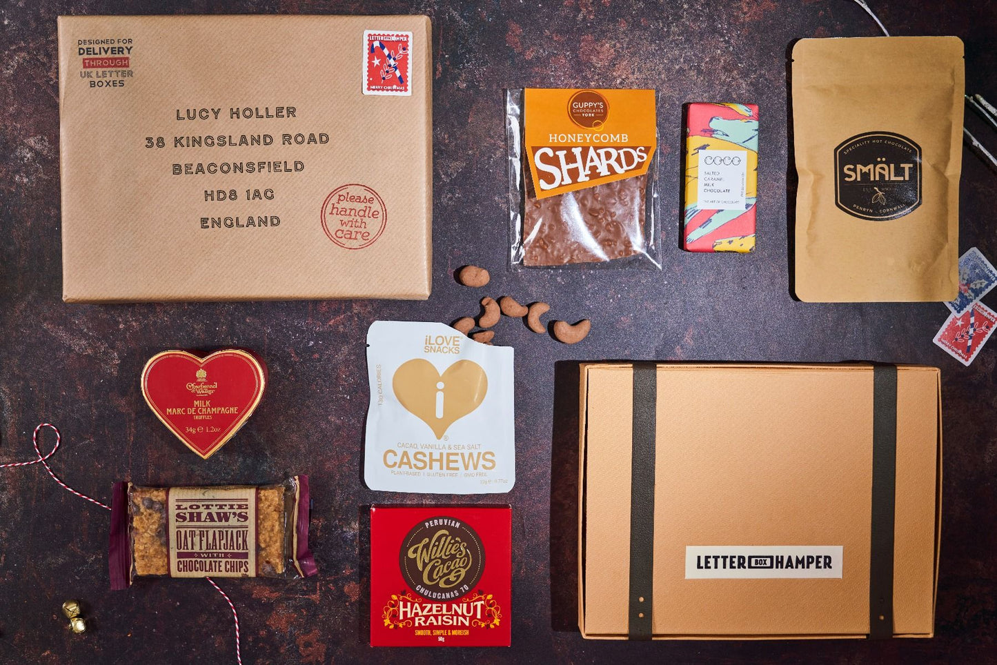 Christmas Chocolates Selection Box Letter Box Hamper